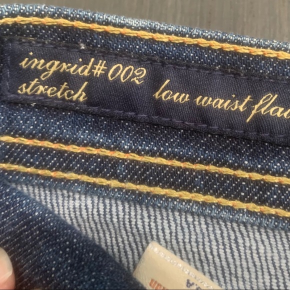 COH Vintage 90s flare Ingrid lo waist Flare Jeans Marbled Acid-wash 29 - Picture 3 of 14